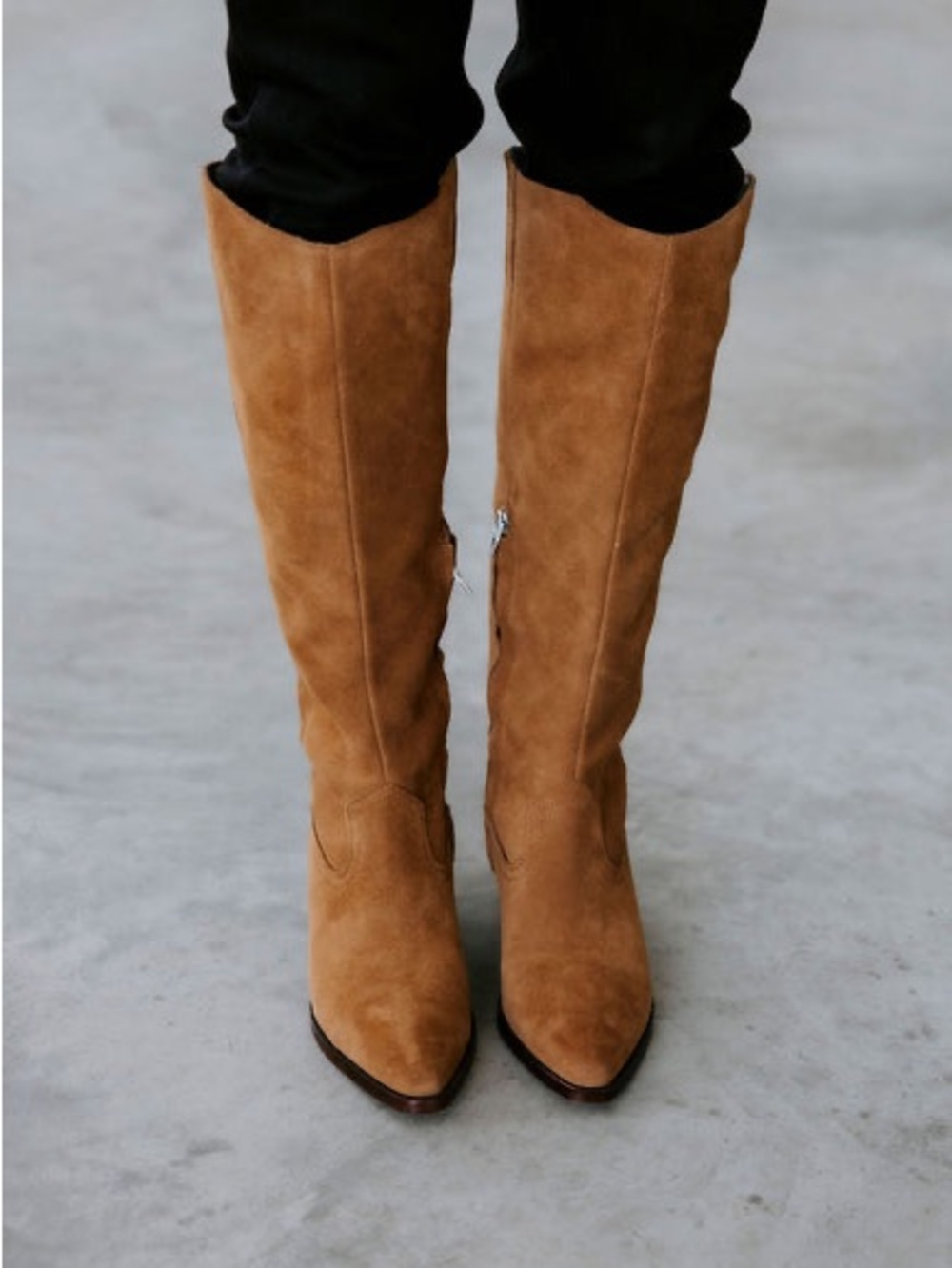Dolce Vita Tan Suede Over-the-Knee Boots